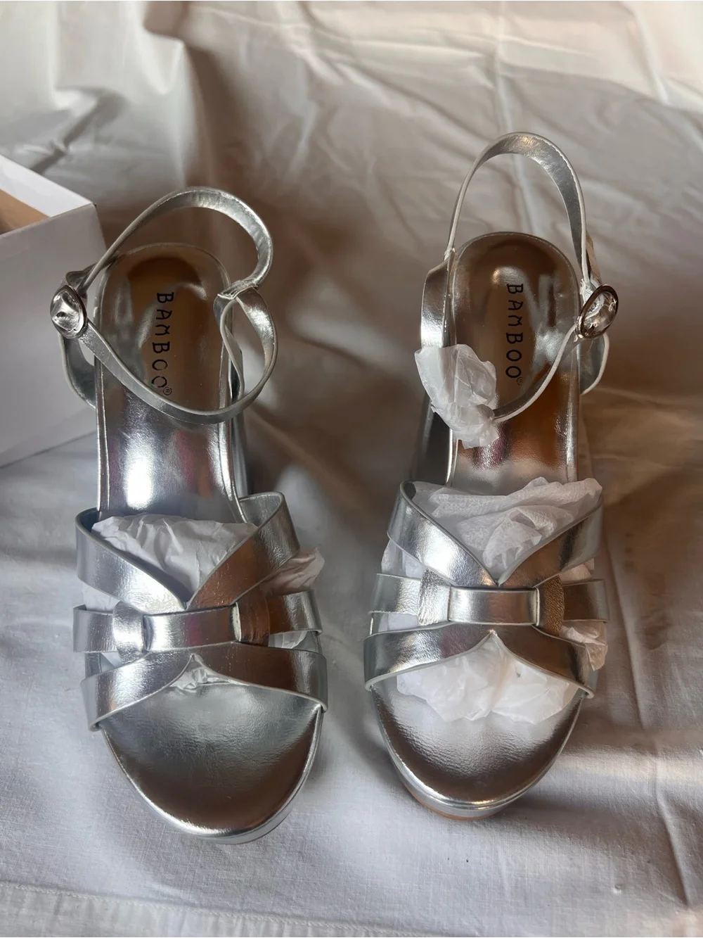 Rachel shiny silver